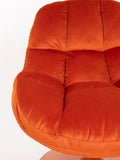 Beefy Loungesessel in Orange, Detail