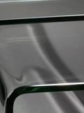 Vetro Beistelltisch Glas, 2er-Set in Transparent, Detail