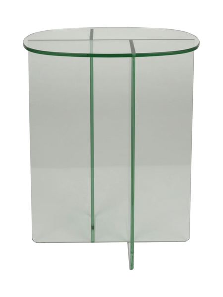 Linea Beistelltisch Glas Transparent, Ansicht 1