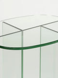 Linea Beistelltisch Glas Transparent, Detail
