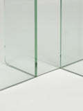 Linea Beistelltisch Glas Transparent, Detail
