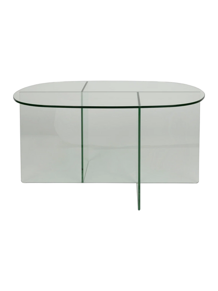Linea Couchtisch Glas Transparent, Ansicht 1