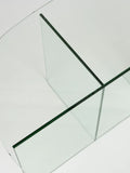Linea Couchtisch Glas Transparent, Detail