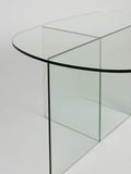 Linea Couchtisch Glas Transparent, Detail