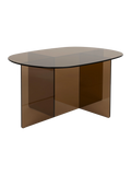 Linea Couchtisch Glas Braun, weitere Ansicht