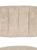 Jolien Esszimmerstuhl Bouclé, 2er-Set in Beige, Detail