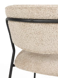 Jolien Esszimmerstuhl Bouclé, 2er-Set in Beige, Detail