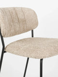 Jolien Tresenhocker Bouclé, 2er-Set in Beige, Detail