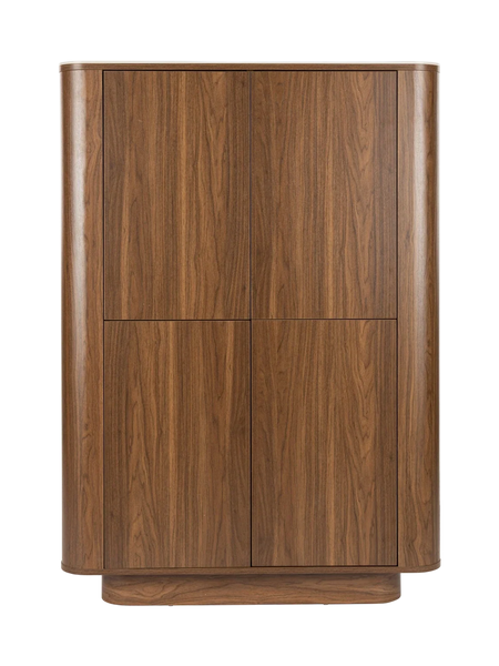 Almira Schrank Marmoroptik Walnuss, Ansicht 1