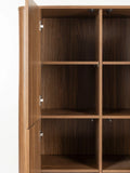 Almira Schrank Marmoroptik Walnuss, Detail