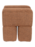 Staple Hocker in Terrakotta, Ansicht 1
