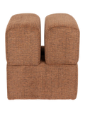 Staple Hocker in Terrakotta, Ansicht 3