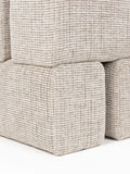 Staple Hocker in Braun/Beige, Detail