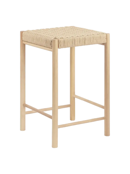 Abano Tresenstuhl Pappelholz mit Sitzfläche aus Rattangeflecht Tresenstuhl Living Nordic
