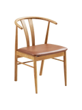Artenara Esszimmerstuhl Esszimmerstuhl Living Nordic Eiche/PU, natur/braun, natural / brown