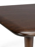 Elroy Couchtisch quadratisch Walnuss, Detail