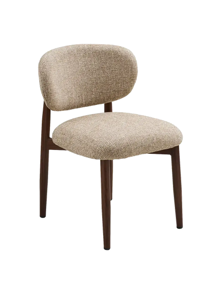 Isola Esszimmerstuhl Esszimmerstuhl Living Nordic hellbraun, woodlike Beine, dunkelbraun, light brown / dark brown