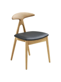 Lanuza Esszimmerstuhl Esszimmerstuhl Living Nordic Eiche/PU, natur/schwarz, natural / black