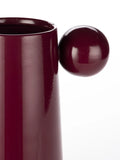 Dot Vase M in Bordeaux, Detail