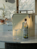 Be Wine Kühlbox in Beige im Raum