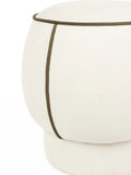 Marina Pouf in Weiß, Detail