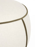 Marina Pouf in Weiß, Detail