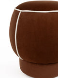 Marina Pouf in Rot, Detail