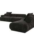 Rembrandt Ecksofa links Dunkelbraun, weitere Ansicht