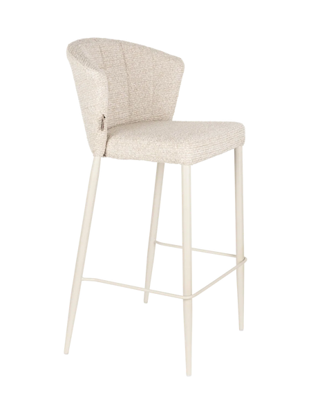 Georgia Soft Barhocker, 2er-Set in Beige, Ansicht 1