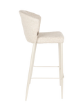 Georgia Soft Barhocker, 2er-Set in Beige, Ansicht 3