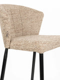 Georgia Soft Barhocker, 2er-Set in Braun, Detail