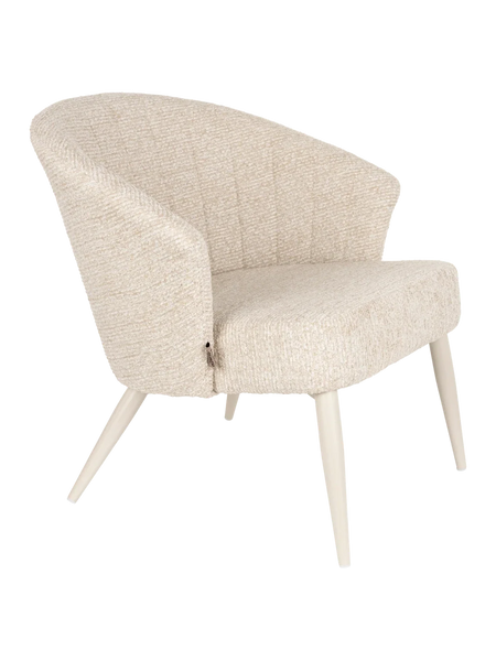 Georgia Soft Loungesessel in Beige, Ansicht 1