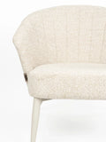 Georgia Soft Loungesessel in Beige, Detail