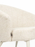 Georgia Soft Loungesessel in Beige, Detail