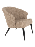 Georgia Soft Loungesessel in Braun, Ansicht 1