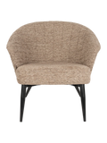 Georgia Soft Loungesessel in Braun, Ansicht 2