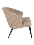 Georgia Soft Loungesessel in Braun, Ansicht 3