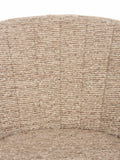 Georgia Soft Loungesessel in Braun, Detail