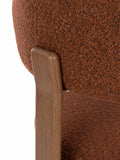 Robyn Esszimmerstuhl Braun, 2er-Set, Detail