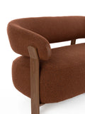 Robyn 2-Sitzer Sofa Braun, Detail
