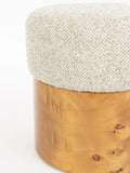 Burlin Hocker in Beige, Detail