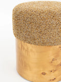 Burlin Hocker in Braun, Detail