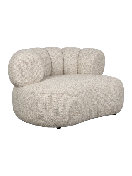 Duvane Loungesessel in Beige, Ansicht 1