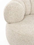 Duvane Loungesessel in Beige, Detail