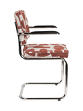 Ridge Deco Symbols Armlehnstuhl, 2er-Set in Rot, Ansicht 3