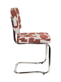 Ridge Kink Deco Symbols Esszimmerstuhl, 2er-Set in Rot, Ansicht 3