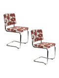 Ridge Kink Deco Symbols Esszimmerstuhl, 2er-Set in Rot, Ansicht 6