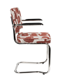 Ridge Kink Deco Symbols Armlehnstuhl, 2er-Set in Rot, Ansicht 3