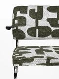 Ridge Kink Deco Symbols Armlehnstuhl, 2er-Set in Grün, Detail