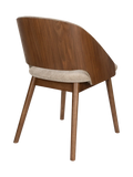Velore Esszimmerstuhl in Walnuss/Beige, Ansicht 4